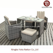 Rattan Dining Set for Outdoor with SGS Certificated (417-A)